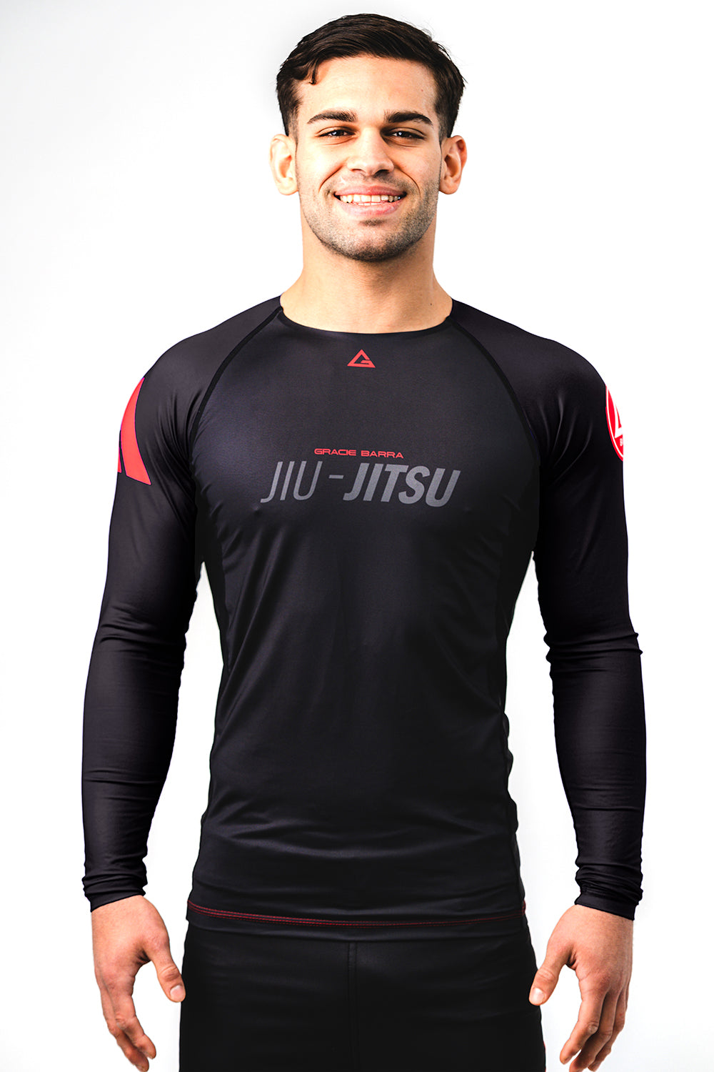 Rashguard M/L Ranqueada GB Performance By Adidas® - Preta