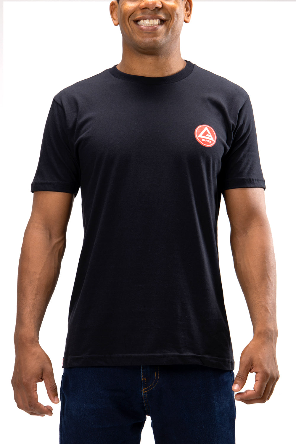 Camiseta Red Shield BJJ - Preta